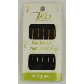 Agujas para bordar punto de cruz