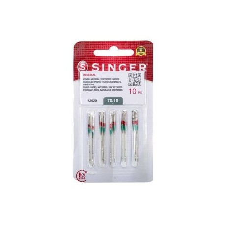 Agujas para máquina No. 10 SINGER