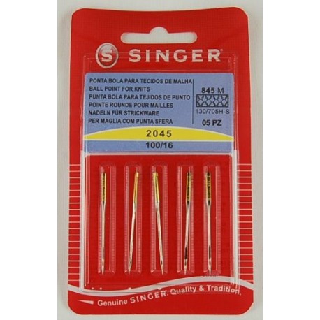 Agujas para máquina No. 16 SINGER