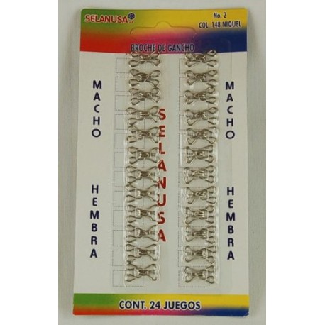 Broches de gancho No. 2