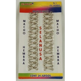 Broches de gancho No. 3