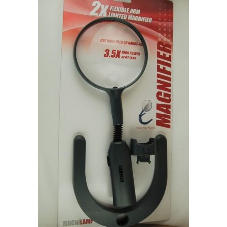 Lupa con luz y base ajustable GN-55