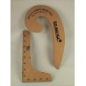 Reglas de madera Francesas