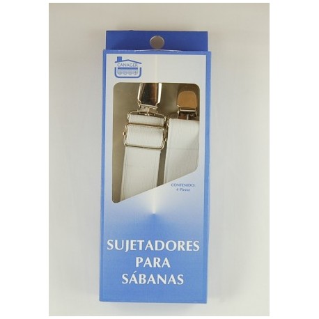 SUJETADORES PARA SABANAS JGO C/4